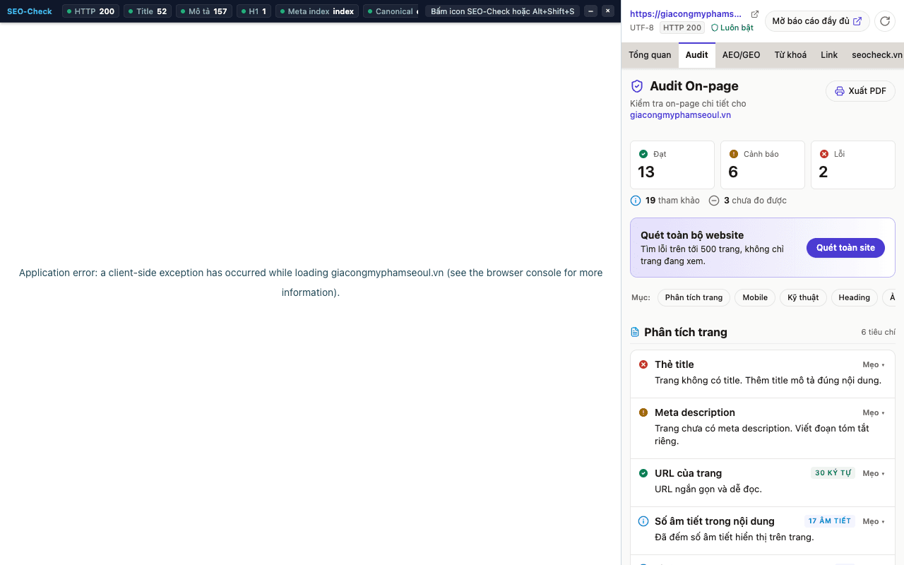 Điểm PageSpeed — Đo tốc độ & Core Web Vitals