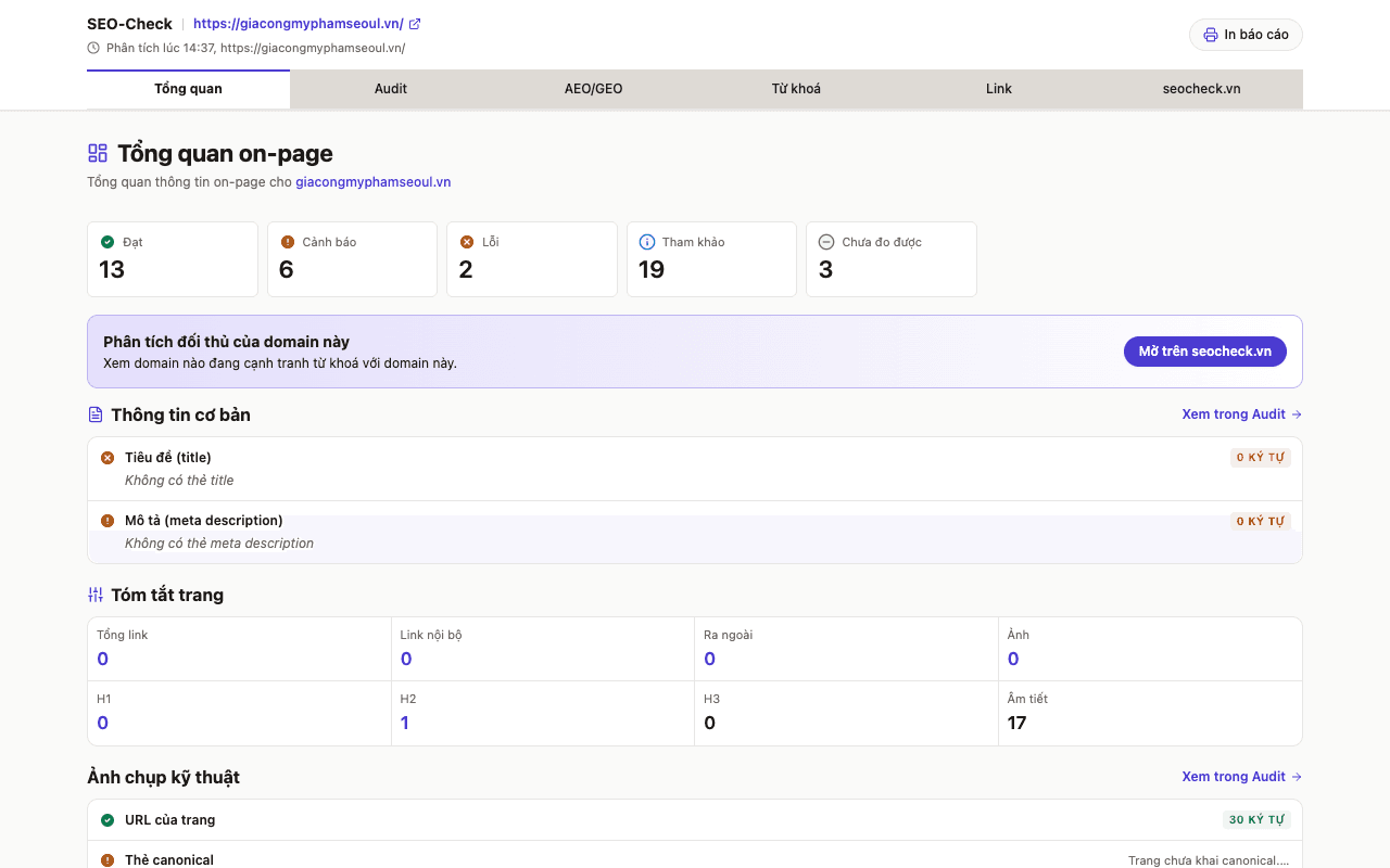 Hiệu suất trên Bing — Đồng bộ Bing Webmaster Tools